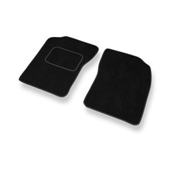 Tapis de Sol Velours adapté pour Toyota Hilux VI Pick-Up (1997-2005) - Premium tapis de voiture - noir