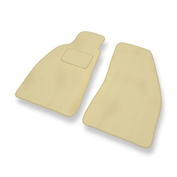 Tapis de Sol Velours adapté pour Alfa Romeo Spider V (1994-2006) - Premium tapis de voiture - beige