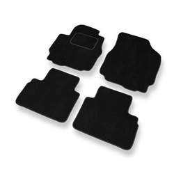 Tapis de Sol Velours adapté pour Ford Maverick II SUV (2000-2007) - Premium tapis de voiture - noir