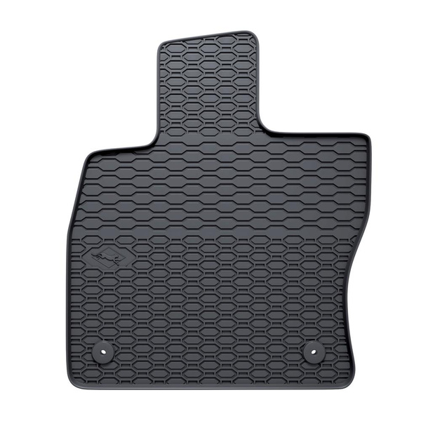 Tapis de sol en caoutchouc adapté pour Seat Leon III Hayon, Sportstourer (2012-2020) - tapis de voiture - noir - 2 pcs.