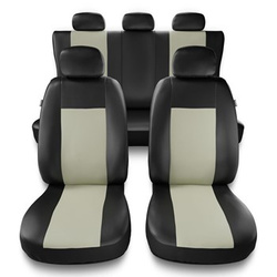 Housses de siège adaptées pour Alfa Romeo 166 I, II, III (1998-2007) - housse siege voiture universelles - couverture siege - CM-BE