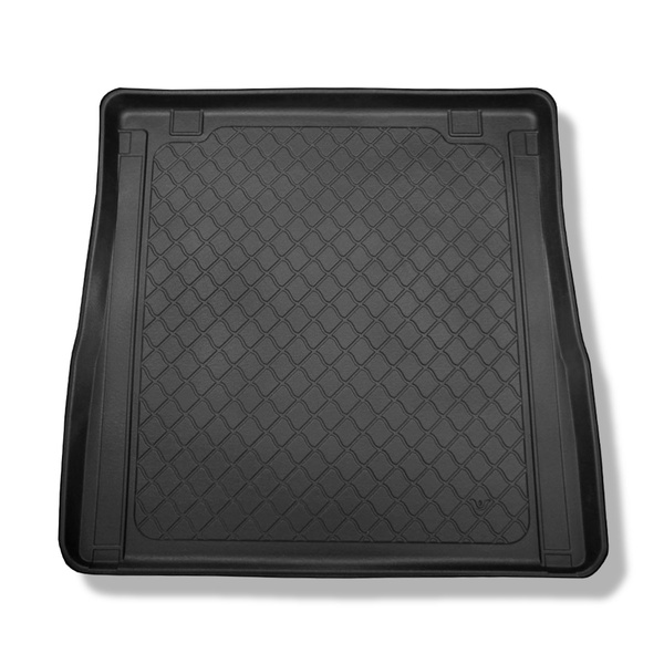 Tapis de coffre adapté pour Peugeot 308 II SW (06.2014-11.2021) - bac de coffre - protection de coffre voiture - aussi pour les modèles avec des rails de fixation