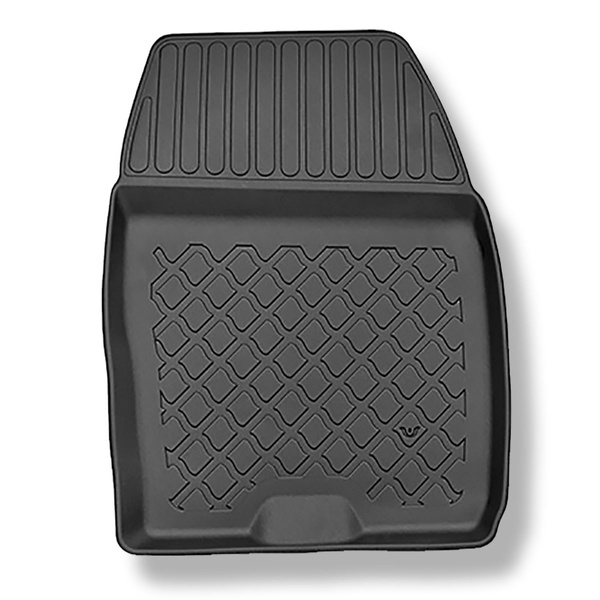 Tapis de sol en TPE adapté pour Ford Tourneo Courier Van (06.2014-2023) - 5 sièges - tapis de voiture - noir