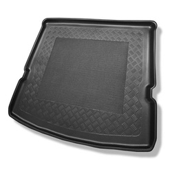 Tapis de coffre adapté pour Ford S-Max II Monospace (09.2015-2023) - bac de coffre - protection de coffre voiture - 7 places; 3me rangée abaissée