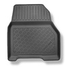 Kit tapis de coffre et tapis de voiture TPE pour: Mercedes-Benz Citan W415 Tourer (10.2012-08.2021) - 5 places;entraxe 2.697 mm;sans 3ème rangée
