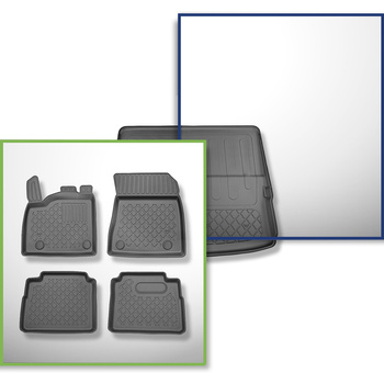 Kit tapis de coffre et tapis de voiture TPE pour: Nissan X-Trail IV (T33) e-Powe