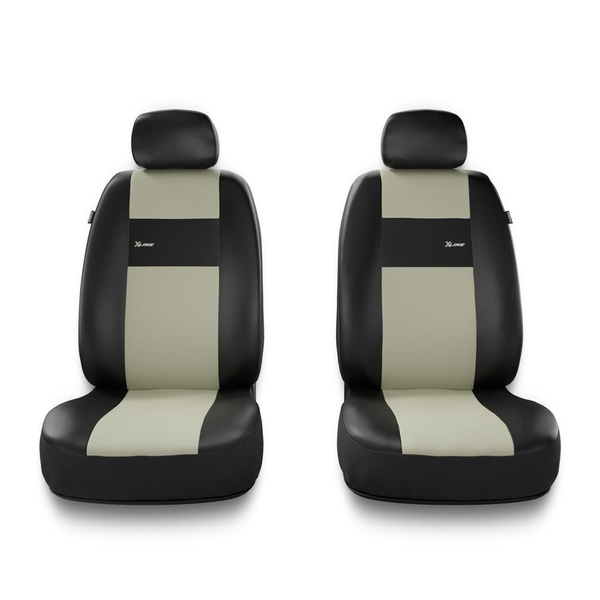 Housses de siège adaptées pour Fiat Panda II, III (2003-....) - housse siege voiture universelles - couverture siege - XL-BE