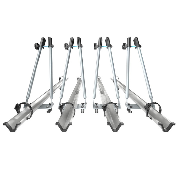4x Porte-vélo de toit en aluminium - 4xM-42