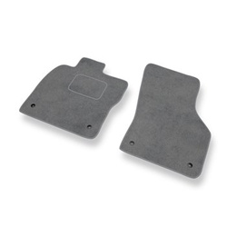Tapis de Sol Velours adapté pour Audi A3 III 8V Hayon, Sportback (2012-2020) - Premium tapis de voiture - gris