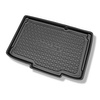 Tapis de coffre adapté pour Opel Corsa E Hayon (12.2014-05.2019) - bac de coffre - protection de coffre voiture - coffre inférieur