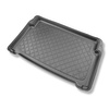 Tapis de coffre adapté pour Opel Mokka-e SUV (02.2021-....) - bac de coffre - protection de coffre voiture - coffre inférieur; sous / sans plancher amovible du coffre