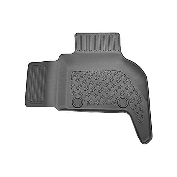 Tapis de sol en TPE adapté pour Land Rover Defender 110, 130 (L663) SUV (01.2020-....) - 7 sièges - tapis de voiture - noir