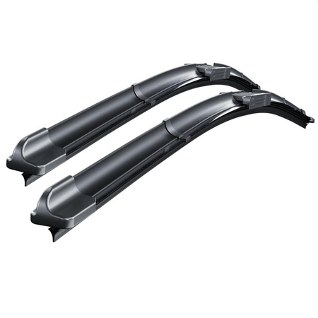 Balais d'essuie-glace de pare-brise adaptés pour Mercedes-Benz SLK R170 Roadster (09.1996-03.2004) - essuie-glace pour lunette avant - kit essuie glaces - balais plat