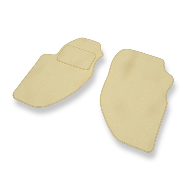 Tapis de Sol Velours adapté pour Alfa Romeo 166 I Berline (1998-2003) - Premium tapis de voiture - beige