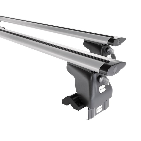 Barres de toit en aluminium adapté pour Ford Focus mk I Berline (1998-2004) - Porte-Bagages de Voiture argent - toit normal