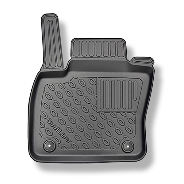 Tapis de sol en TPE adapté pour Volvo XC40 SUV (03.2018-....) - tapis de voiture - noir