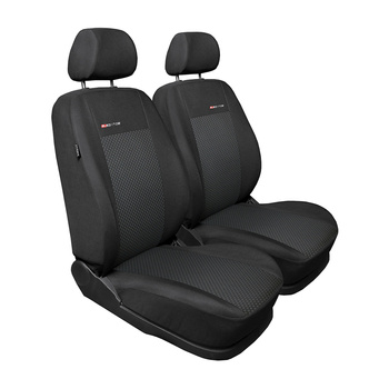 Housses de siège sur mesure adaptées pour Peugeot Partner II Van (2008-2019) deux sièges individuels - housse siege voiture - couverture siege - E3