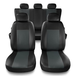 Housses de siège adaptées pour Alfa Romeo 166 I, II, III (1998-2007) - housse siege voiture universelles - couverture siege - CM-G