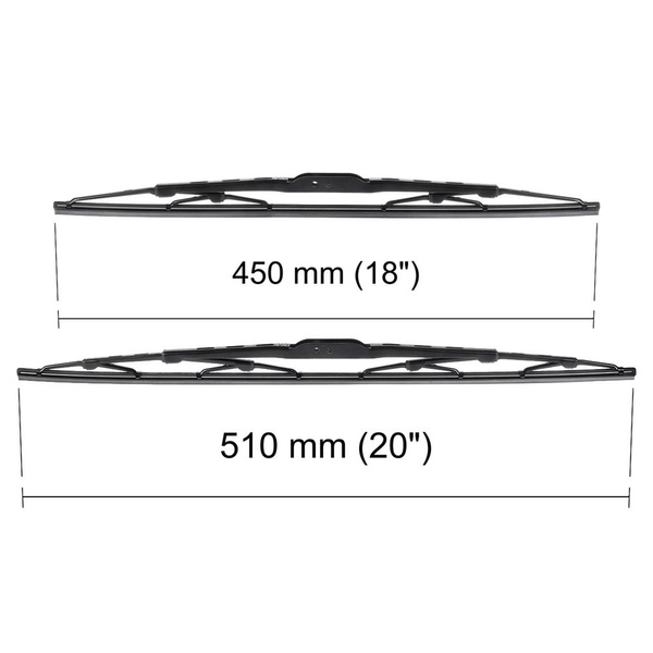 Balais d'essuie-glace de pare-brise adaptés pour Mazda RX-8 Coupé (04.2003-04.2012) - balais standard
