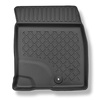 Tapis de sol en TPE adapté pour Ford Kuga III SUV (04.2020-....) - non pour version hybride - tapis de voiture - noir