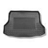 Tapis de coffre adapté pour Nissan X-Trail III T32 SUV (08.2014-08.2017) - bac de coffre - protection de coffre voiture - 5 places; coffre supérieur (sur le plancher amovible)