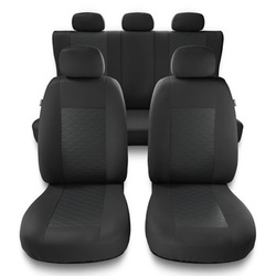 Housses de siège adaptées pour Seat Toledo I, II, III, IV (1991-2018) - housse siege voiture universelles - couverture siege - MD-6