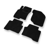 Tapis de Sol Velours adapté pour Nissan X-trail I SUV (2001-2007) - Premium tapis de voiture - noir
