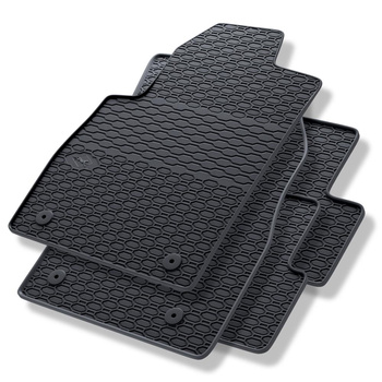 Tapis de sol en caoutchouc adapté pour Opel Astra J (2009-2019) - tapis de voiture - noir