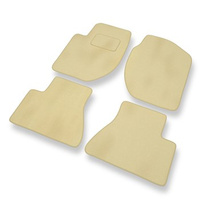 Tapis de Sol Velours adapté pour Land Rover Freelander I (1998-2006) - Premium tapis de voiture - beige