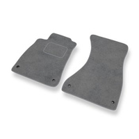 Tapis de Sol Velours adapté pour Audi A5 II F5 (2016-2024) - Premium tapis de voiture - gris
