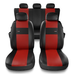 Housses de siège adaptées pour Renault Kangoo I, II (1997-2019) - housse siege voiture universelles - couverture siege - XL-RD