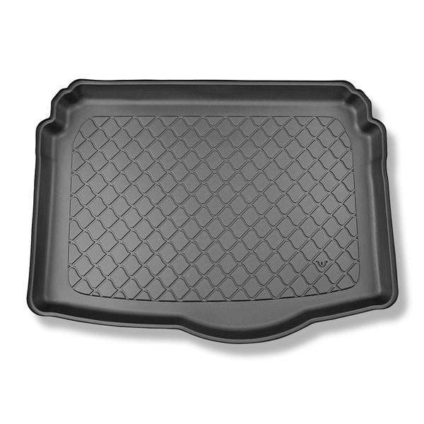 Tapis de coffre adapté pour Volkswagen Taigo SUV (09.2021-....) - bac de coffre - protection de coffre voiture - coffre inférieur; plancher amovible en la position la plus basse