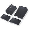 Tapis de sol en caoutchouc adapté pour Suzuki Vitara III SUV (2015-....) - tapis de voiture - noir - 4 pcs.