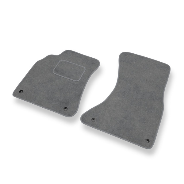Tapis de Sol Velours adapté pour Audi A4 IV B8 Avant, Berline (2008-2015) - Premium tapis de voiture - gris