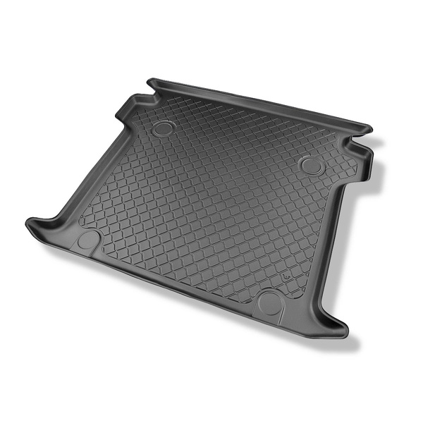 Tapis de coffre adapté pour Opel Combo D Van (2012-12.2017) - bac de coffre - protection de coffre voiture - 5 places; L2 (empattement long)