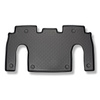 Tapis de sol en TPE adapté pour Tesla Model X SUV (10.2016-....) - 6 sièges; II rangée - tapis de voiture - noir