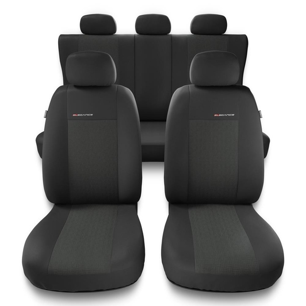 Housses de siège adaptées pour Honda Jazz II, III, IV, V (2002-....) - housse siege voiture universelles - couverture siege - UNE-1