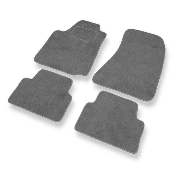 Tapis de Sol Velours adapté pour Alfa Romeo Giulietta Hayon (2010-2020) - Premium tapis de voiture - gris