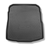 Tapis de coffre adapté pour Volkswagen Passat B8 Berline (12.2014-12.2021) - bac de coffre - protection de coffre voiture - coffre inférieur ; avec roue de secours à usage temporaire ou kit de réparation