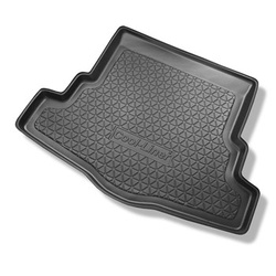 Tapis de coffre adapté pour Alfa Romeo 159 Berline (09.2005-2011) - bac de coffre - protection de coffre voiture - sans roue de secours complète