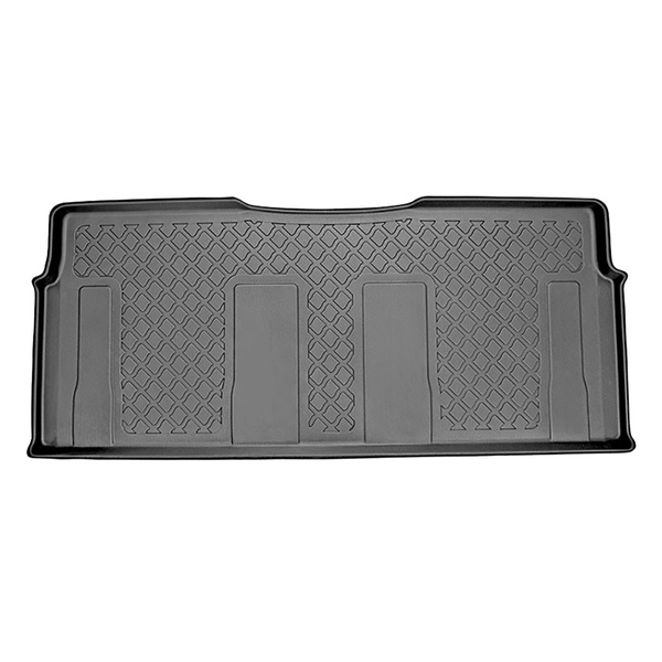 Tapis de sol en TPE adapté pour Mercedes-Benz Vito W447 Van (10.2014-....) - toutes les versions d'équipement; sans la troisième rangée de sièges - tapis de voiture - noir