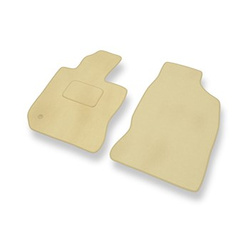 Tapis de Sol Velours adapté pour Chrysler PT Cruiser Manual Cabriolet, Monospace (2000-2010) - Premium tapis de voiture - beige