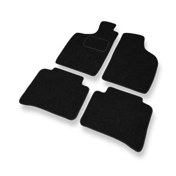 Tapis de Sol Feutres adapté pour Nissan Navara D22 (1997-2005) - tapis de voiture - noir