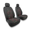 Housses de siège adaptées pour Peugeot 207 (2006-2013) - housse siege voiture universelles - couverture siege - 2UNE-RD