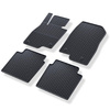Tapis de sol en caoutchouc adapté pour Mazda 6 III Berline (2012-....) - tapis de voiture - noir - 4 pcs.