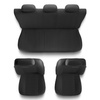 Housses de siège adaptées pour Peugeot 407 (2004-2011) - housse siege voiture universelles - couverture siege - UNE-4