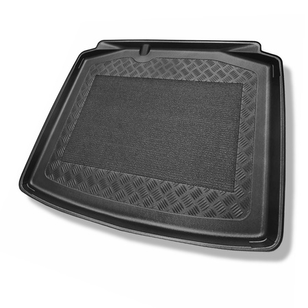 Tapis de coffre adapté pour Skoda Rapid Ambition, Elegance Spaceback (10.2013-03.2019) - bac de coffre - protection de coffre voiture - coffre inférieur (sans / sous le plancher multi-fonctions)