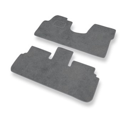 Tapis de Sol Velours adapté pour Citroen Evasion Monospace (1994-2002) - Premium tapis de voiture - gris