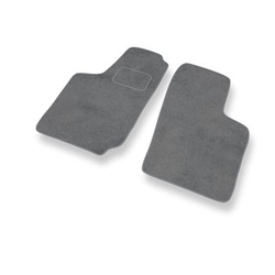 Tapis de Sol Velours adapté pour Opel Combo B Van (1993-2001) - Premium tapis de voiture - gris
