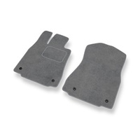 Tapis de Sol Velours adapté pour Lexus IS III XE39 (2013-2020) - Premium tapis de voiture - gris